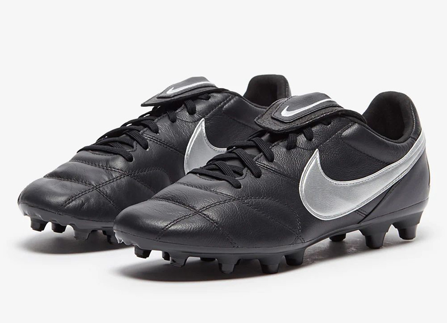 Nike Premier II FG - Off Noir / Metallic Silver / Black #footballboots #nikefootball