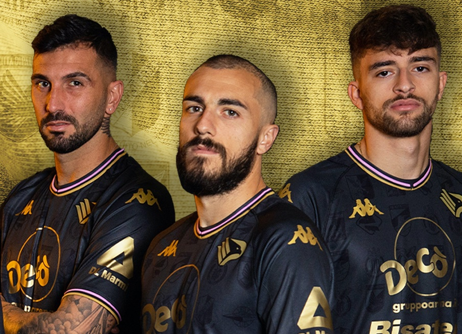 Palermo FC 2021-22 Kappa Special Fourth Kit #PalermoFC #Rosanero #KappaKombatPro