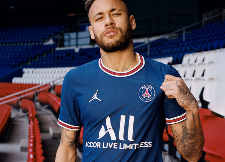 Paris Saint-Germain 2021-22 Jordan Home Shirt #PSG #ParisSaintGermain #WeAreParis