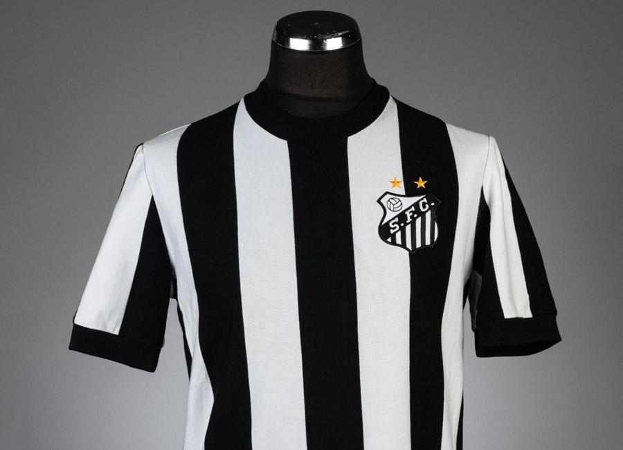 Going, Going, Gone - Pele's Santos FC 1971 Home Jersey #SantosFC #pele #santos #matchworn #shirtcollector