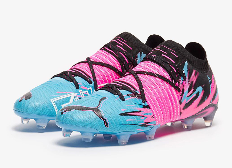 Puma Future Z 1.1 Creativity FG/AG - Black / Luminous Blue / Luminous Pink / White #footballboots #pumafootball #Neymar