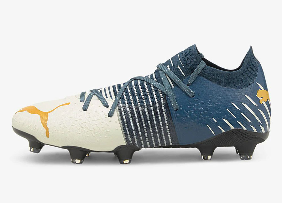 Puma Future Z 1.2 First Mile FG/AG - Intense Blue / Ivory Glow / Puma Black / Mineral Yellow #footballboots #pumafootball #football #puma
