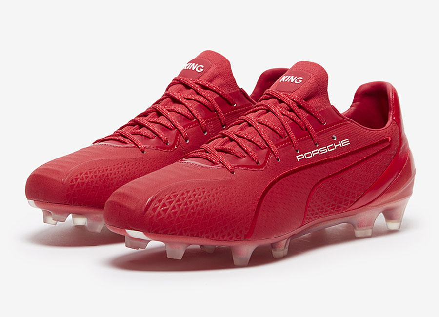 Puma King Platinum 911 Legacy FG/AG - Red #footballboots #pumafootball