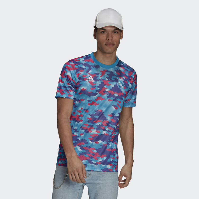 Real Madrid Pre-Match Jersey - Pink / Purple / Shock Cyan