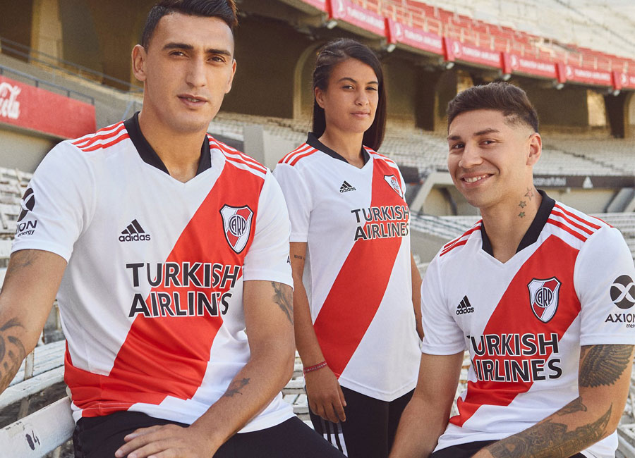 River Plate 2021-22 Adidas Home 120th Anniversary Shirt #VamosRiver #adidasfootball #RiverPlate #River120