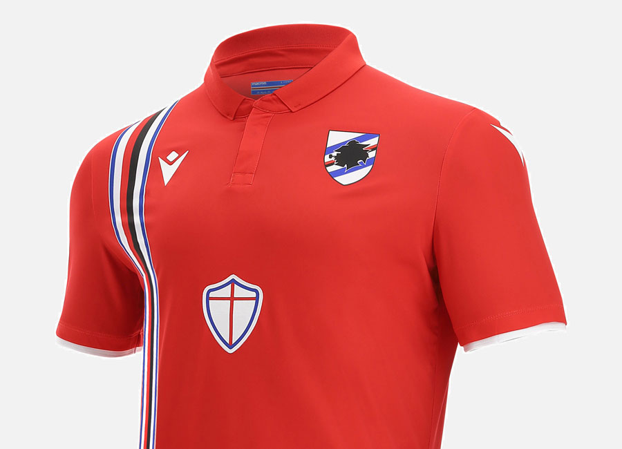 Sampdoria 2021-22 Macron Third Shirt #Sampdoria #ForzaSamp #UCSampdoria #macronsports