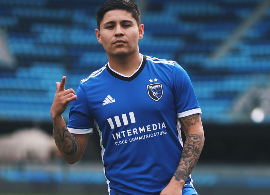 San Jose Earthquakes 2021-21 Adidas Home Shirt #Quakes74 #VamosSJ #mls #adidassoccer