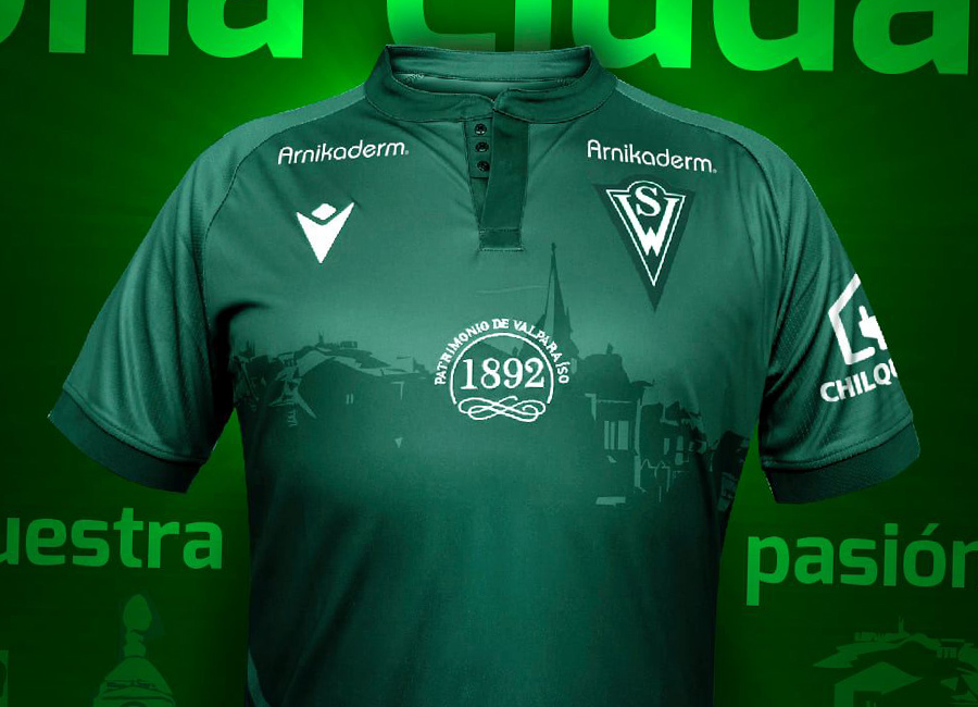 Santiago Wanderers 2021 Macron Home Shirt #SantiagoWanderers #VamosWanderers