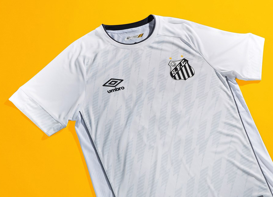 Santos 2021-22 Umbro Home Shirt #Santosfc #umbro #Santos #Santos109 #OndeNascemOsRaios