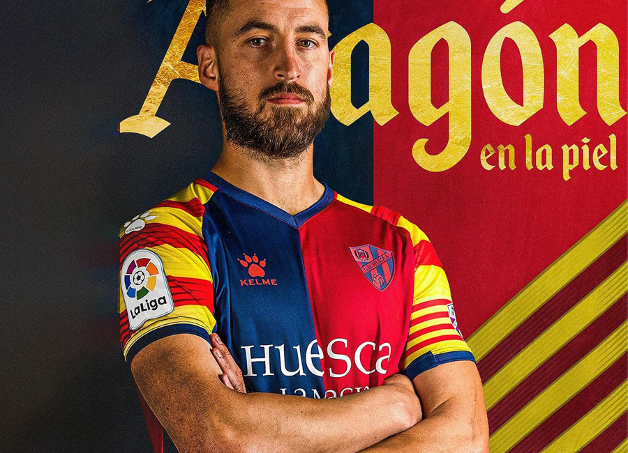 SD Huesca 2021 Kelme "Día de Aragon" Shirt #SDHuesca #HuescaGetafe #kelme #vamoshuesca