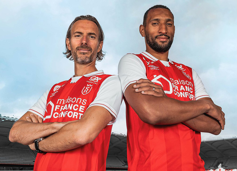 Stade de Reims 2021-22 Umbro Home Kit #TeamSDR #StadedeReims #umbro