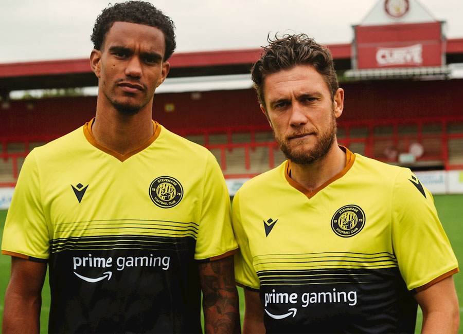Stevenage 2021-22 Macron Away Kit #StevenageFC #GreaterTogether #macronsports