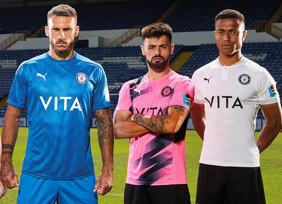 Stockport County 2021-22 Puma Home, Away and Third Kits #pumafootball #stockportcounty