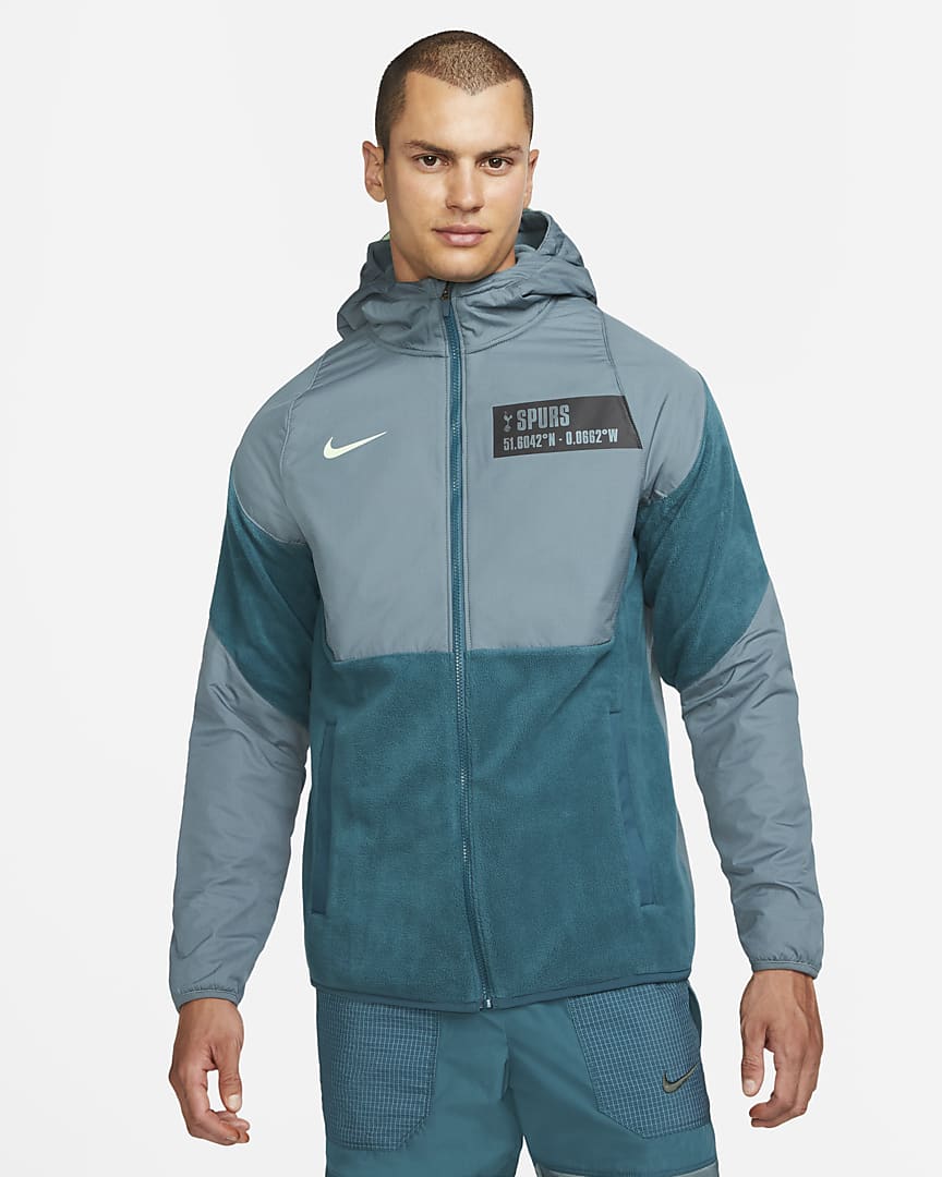 Tottenham Hotspur 21/22 AWF Woven Football Jacket - Hasta / Dark Teal Green / Vapour Green