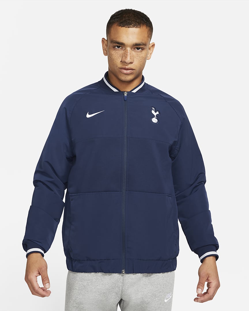 Tottenham Hotspur 21/22 Dri-FIT Full-Zip Football Jacket - Binary Blue / Binary Blue / White