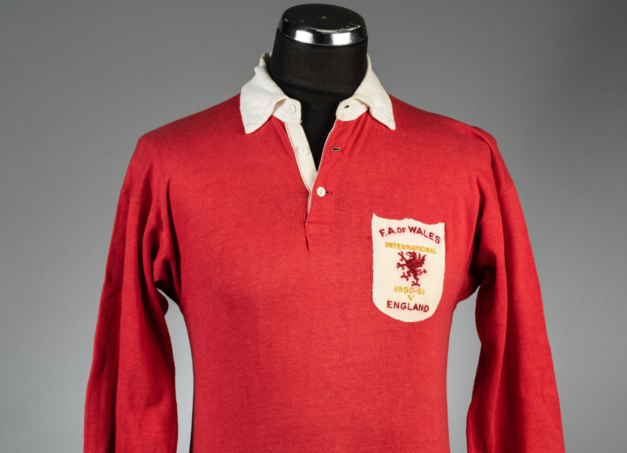 Going, Going, Gone - Trevor Ford's 1950 Wales No.9 jersey #walesfootball #matchworn #shirtcollector