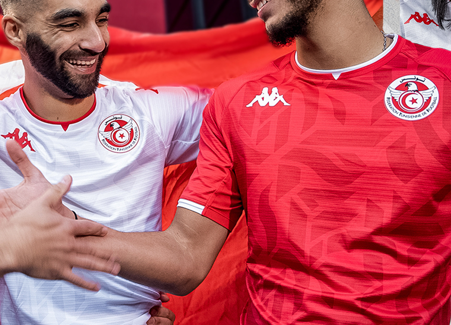 Tunisia 2022 Kappa Home and Away Kits #Tunisie #TFT #CAN2021