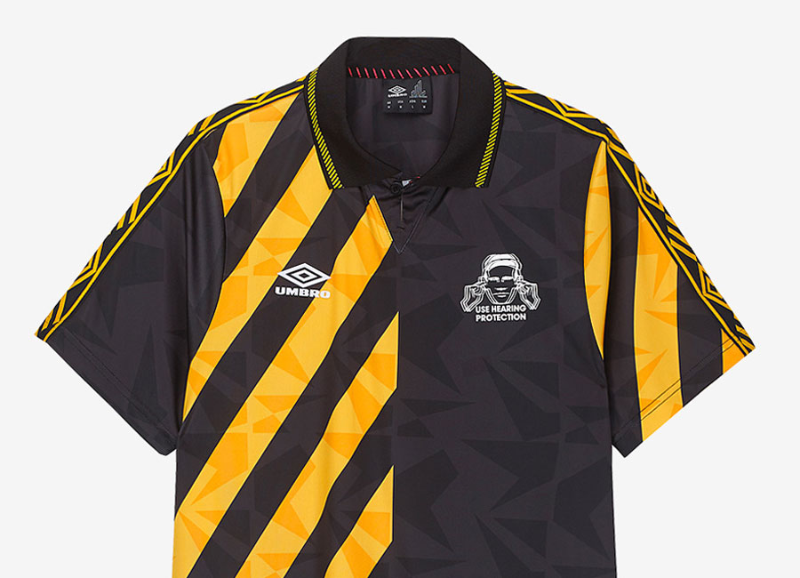 Umbro Factory Records Third Jersey - Yellow / Black #FactoryRecords #manchester #Madchester #umbro #TheHacienda