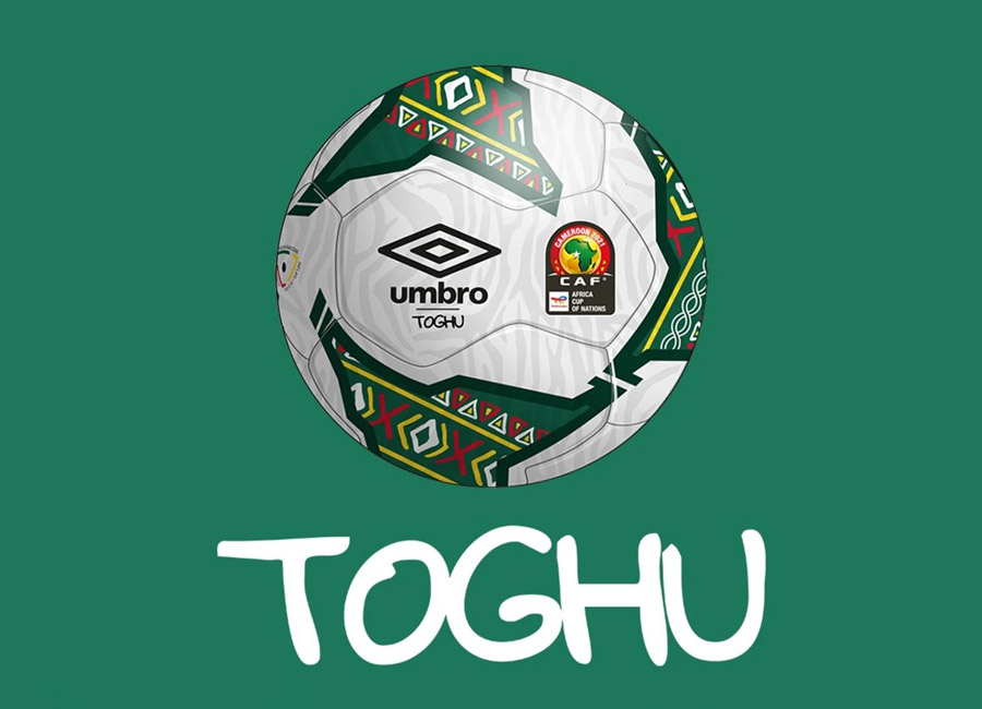 Umbro Toghu 2022 Africa Cup of Nations Match Ball #umbro #afcon