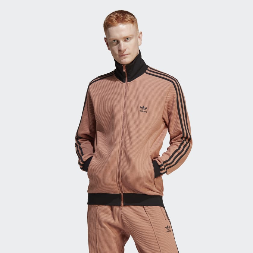 Adidas Adicolor Classics Waffle Beckenbauer Track Top - Clay Strata