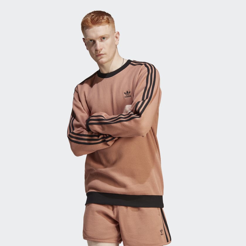 Adidas Adicolor Classics Waffle Crew - Clay Strata