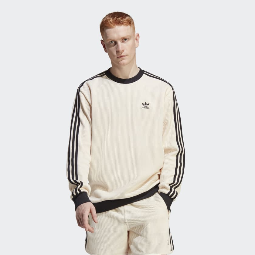 Adidas Adicolor Classics Waffle Crew - Wonder White