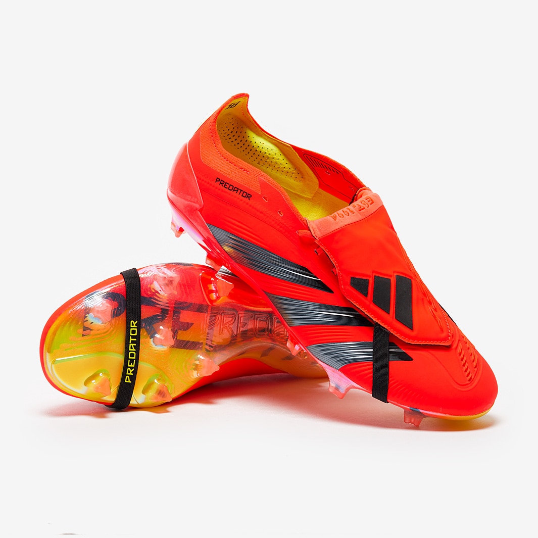 Adidas Predator Elite Tongue FG SE  Predstrike - Solar Red / Core Black / Team Solar Yellow