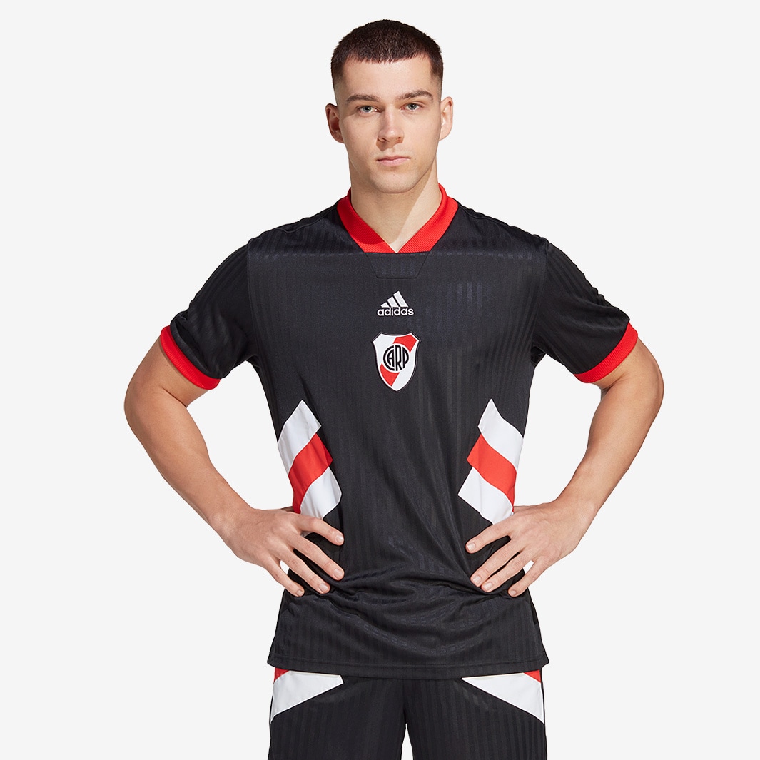 River Plate 2023 Adidas Icon Jersey - Black