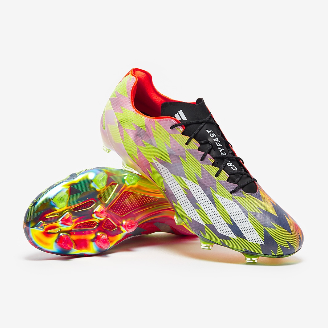 Adidas X Crazylight+ FG - Lucid Lemon / White / Solar Red