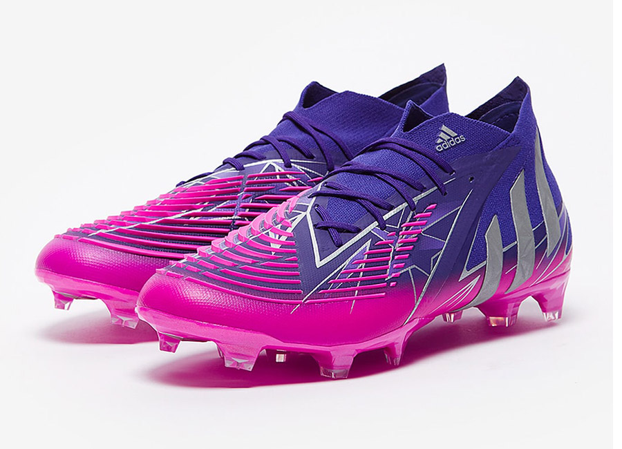 Adidas Predator Edge.1 Firm Ground Boots - Team Colleg Purple / Silver Metallic / Team Shock Pink #footballboots #adidas #adidasfootball