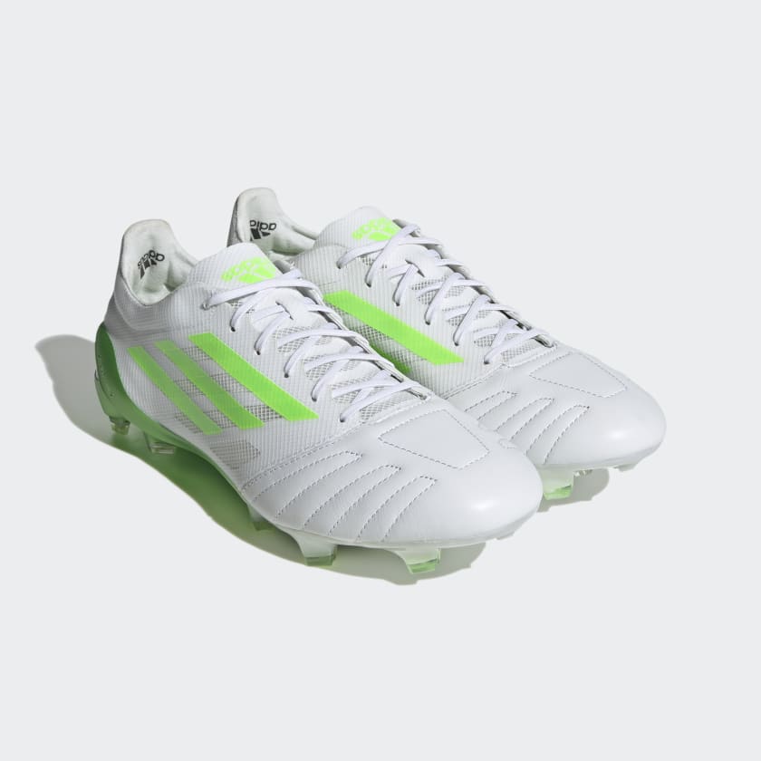 Adidas X Speedportal 99 Leather.1 FG - Cloud White / Solar Green / Cloud White