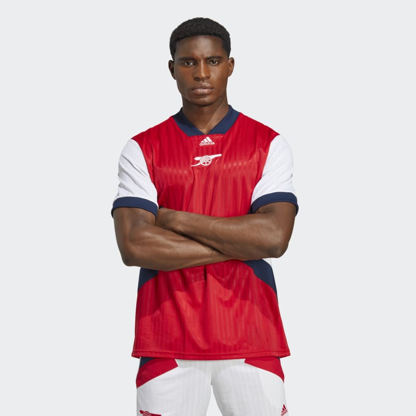 Arsenal 2023 Adidas Icon Jersey - Scarlet