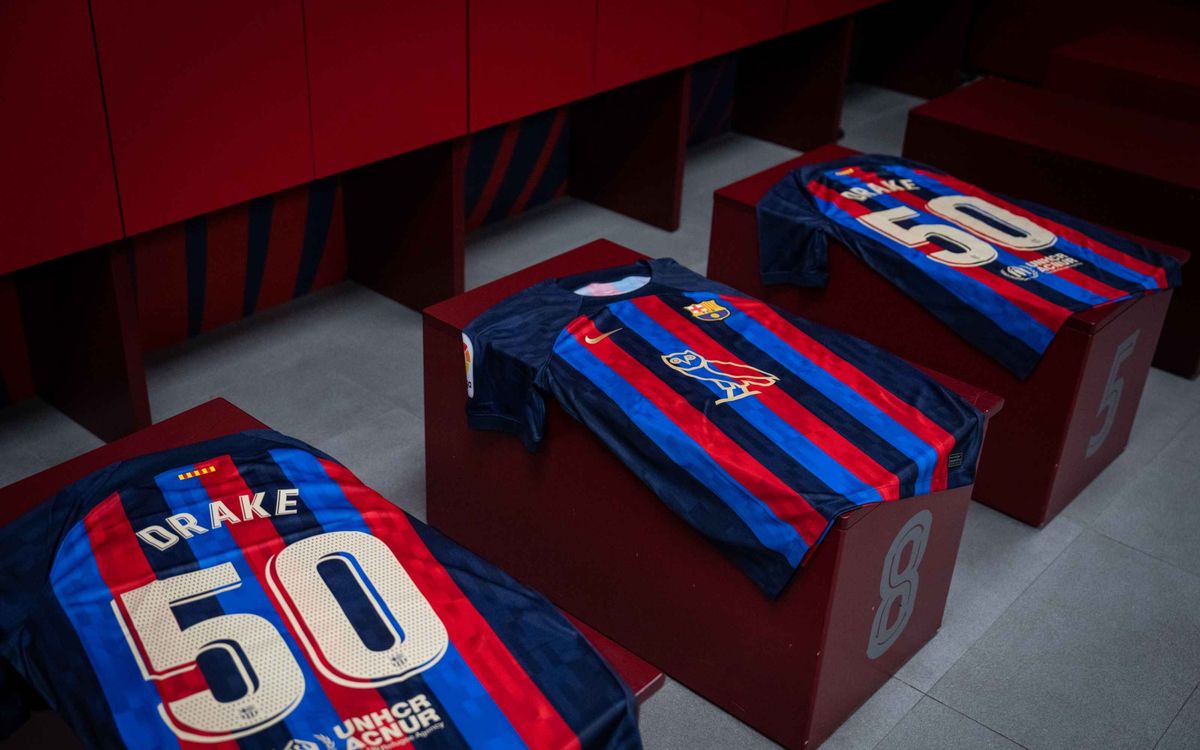 barcelona to wear drake logo on their shirts a1