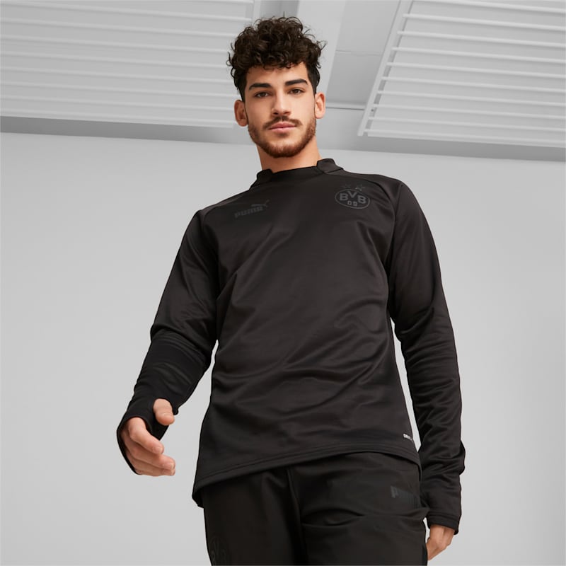 Borussia Dortmund Pre-match Sweatshirt - Puma Black