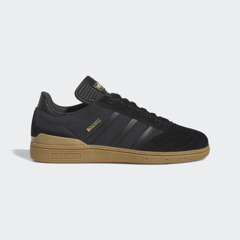 Adidas Busenitz Shoes - Core Black / Carbon / Gold Metallic