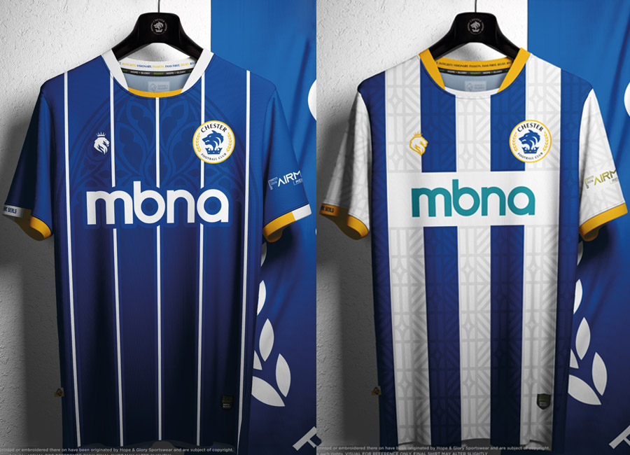 Chester FC 2023/24 Hope + Glory Kit Vote