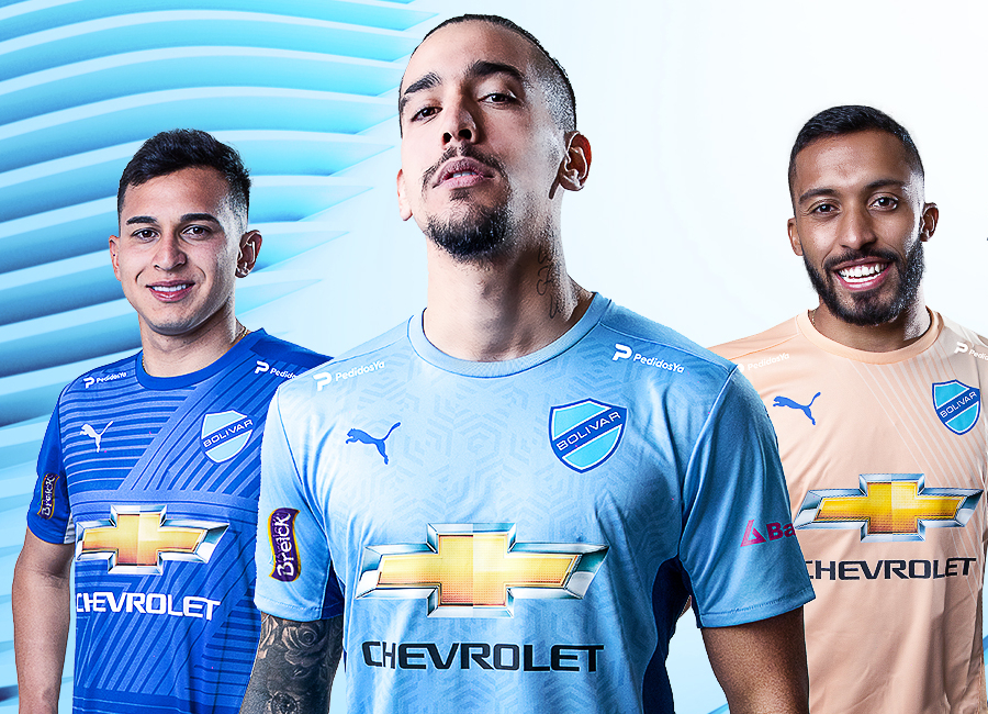 Club Bolívar 2022 Puma Home, Away and Third Kits
