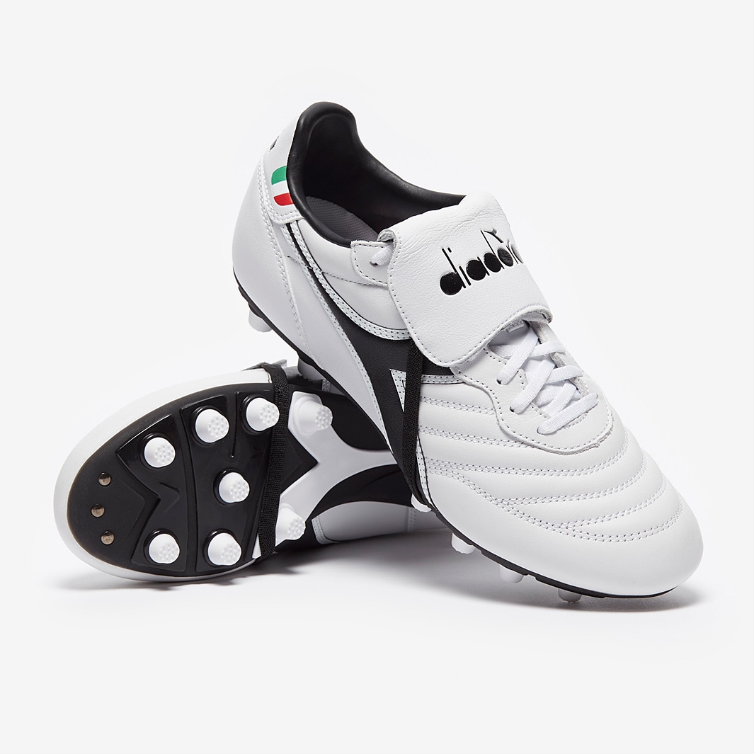 Diadora Brasil Classico FG - White / Black