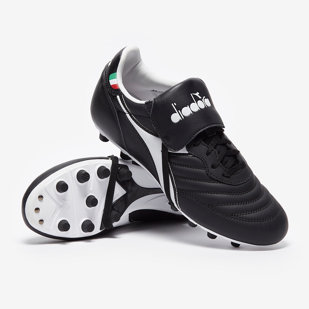 Diadora Brasil Classico FG - Black  / White