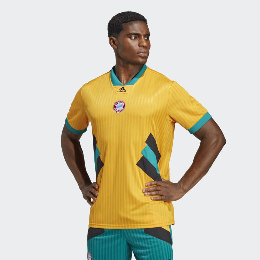 FC Bayern 2023 Adidas Icon Jersey - Semi Solar Gold
