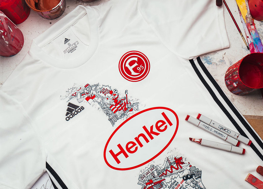 Fortuna Düsseldorf 2022 Adidas Jacques Tilly Shirt #F95 #FortunaDüsseldorf #adidasfootball