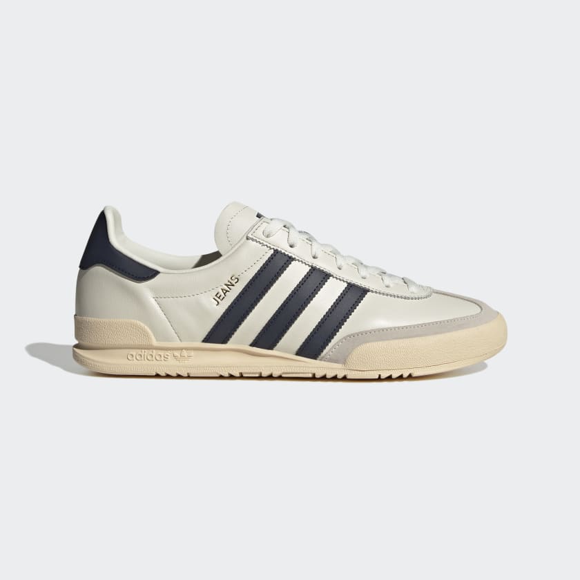 Adidas Jeans Shoes - Chalk White / Sand Strata / Legend Ink