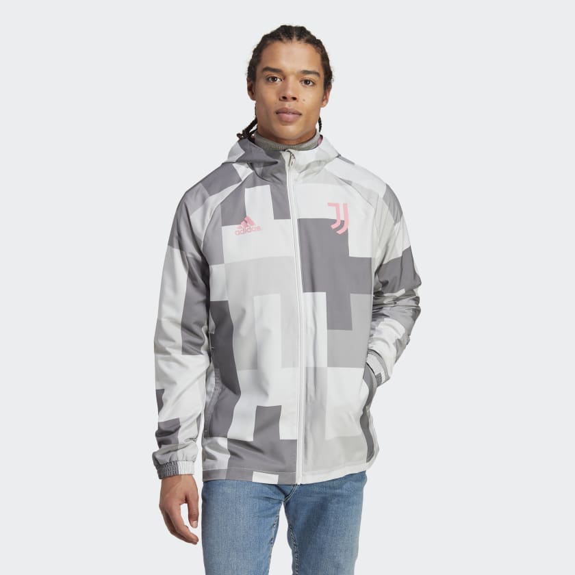 Juventus Graphic Windbreaker - Grey One