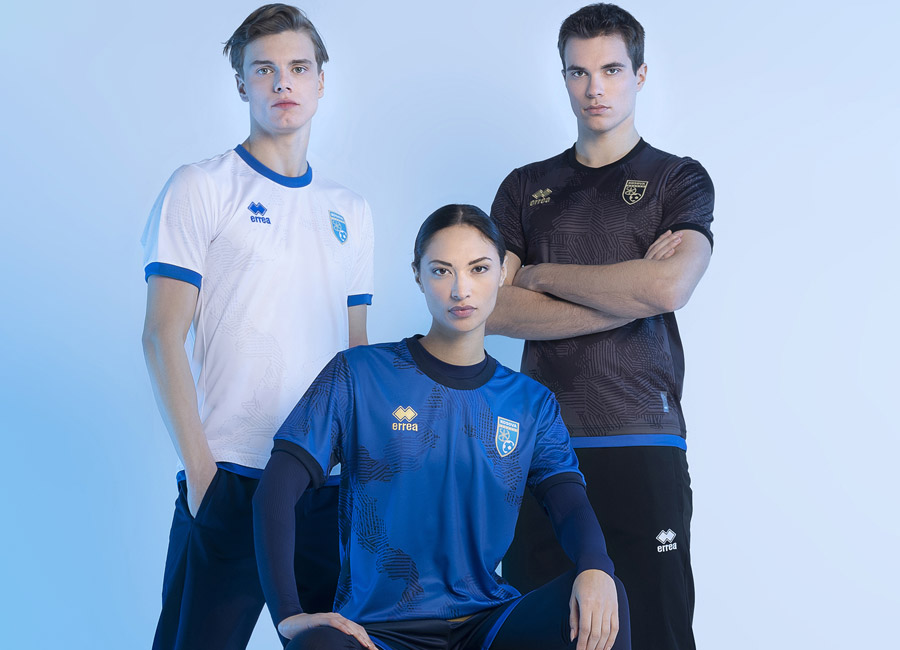 Kosovo 2023 Erreà Home, Away and Third Kits