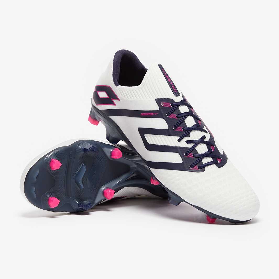 Lotto Maestro 100 IV FG - All White / Navy Blue