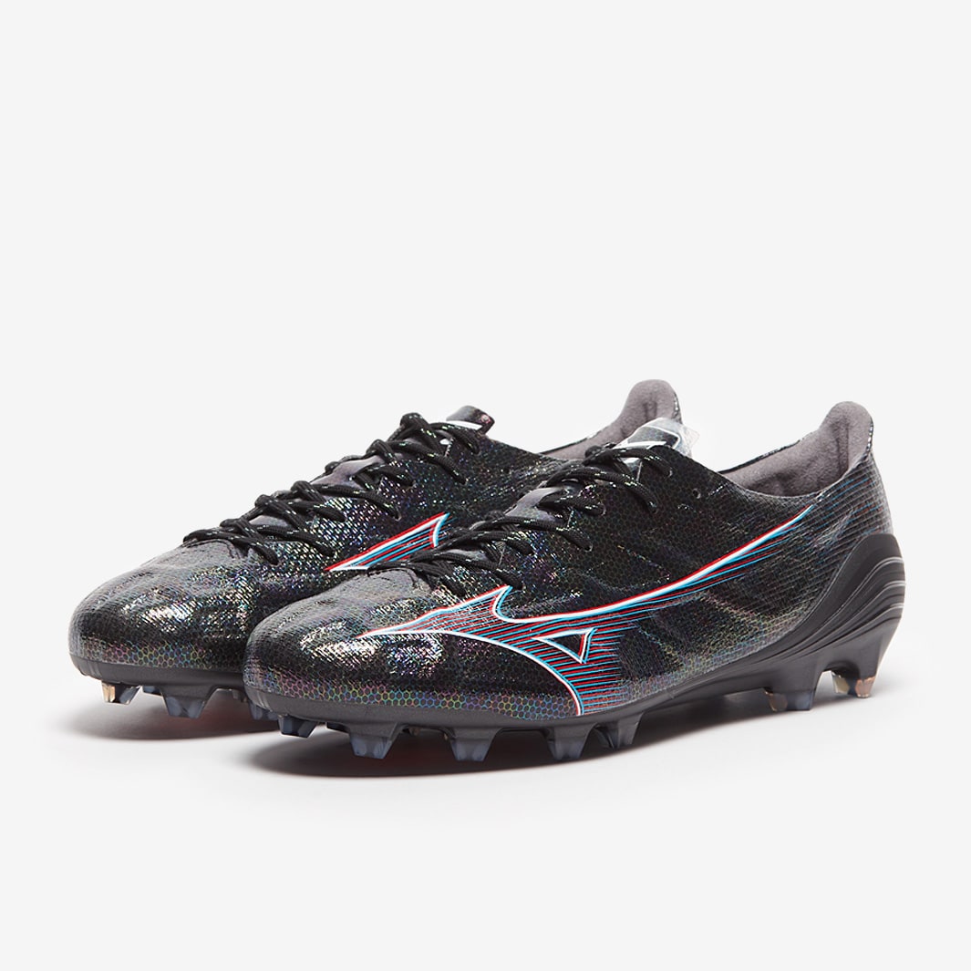 Mizuno Alpha Made In Japan FG - Black / Ignition Red