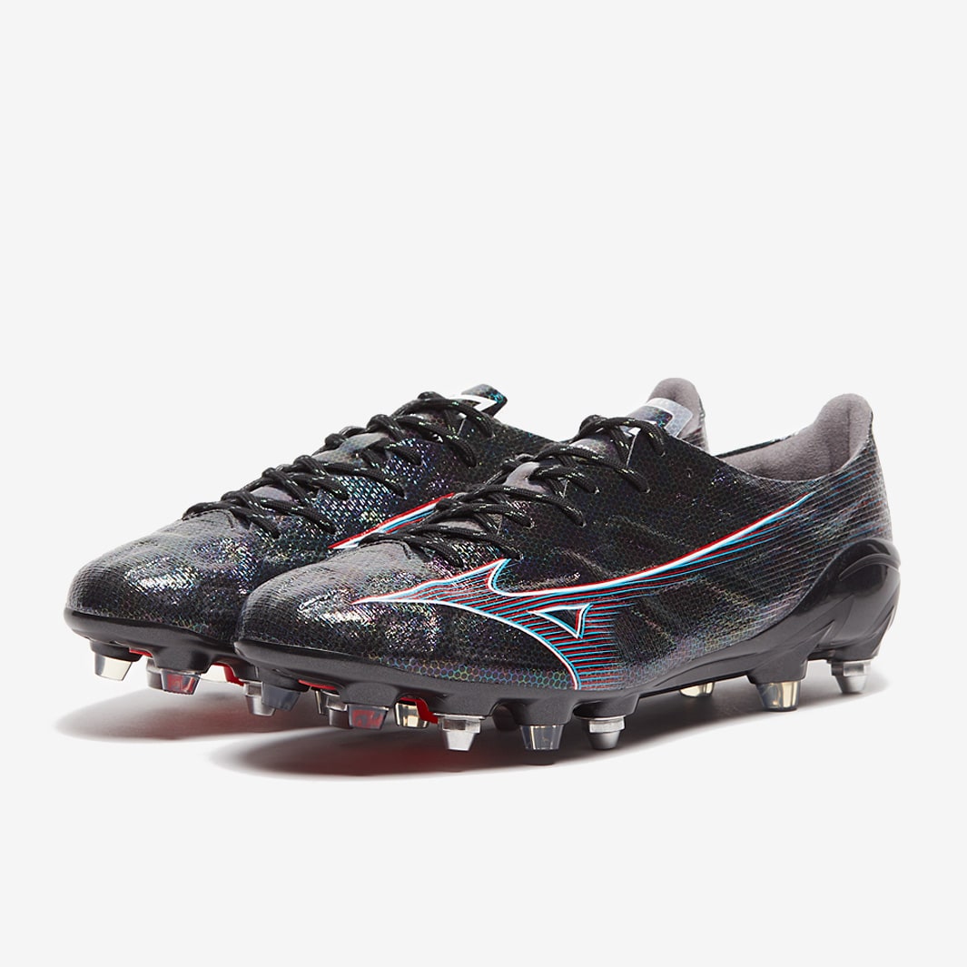 Mizuno Alpha Made In Japan SG Mix - Black / Ignition Red