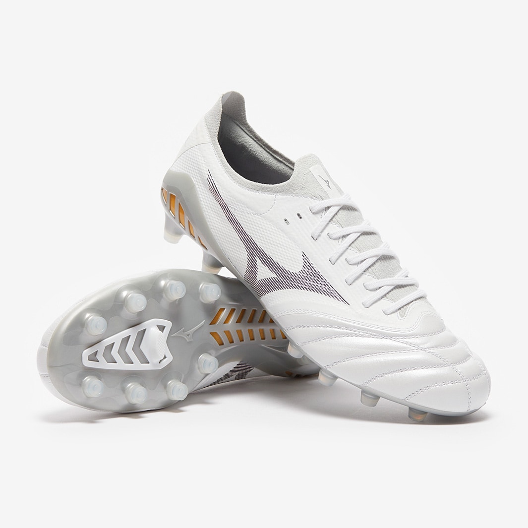 Mizuno Morelia III Beta Elite FG - White / Grey