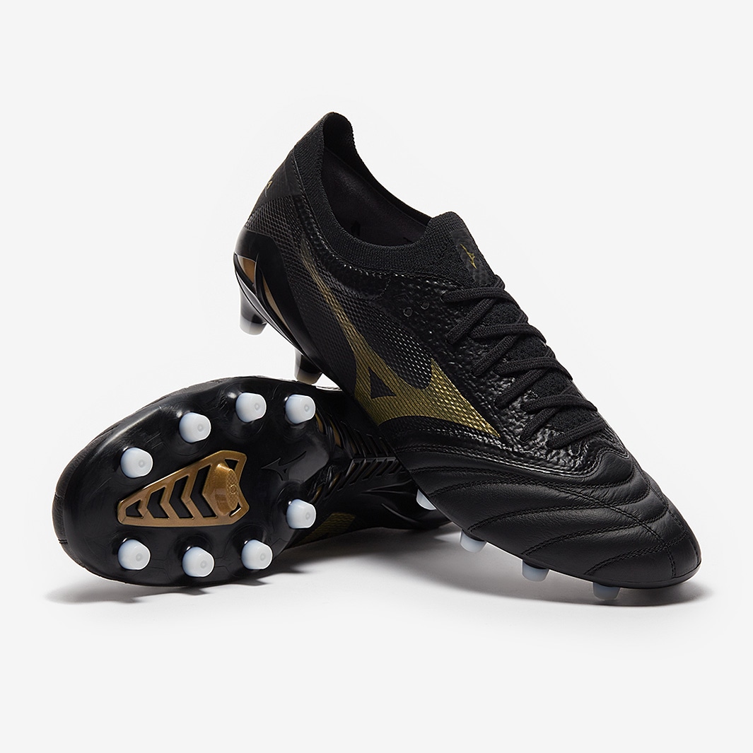 Mizuno Morelia Neo IV Beta Elite FG - Black / Gold