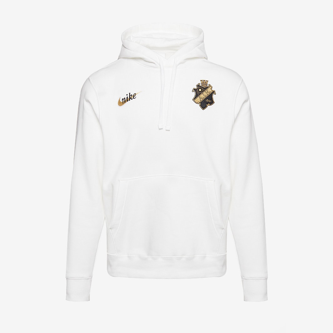 Nike AIK 2023 Stockholm Edition Fleece Hoodie - White / Black / Gold
